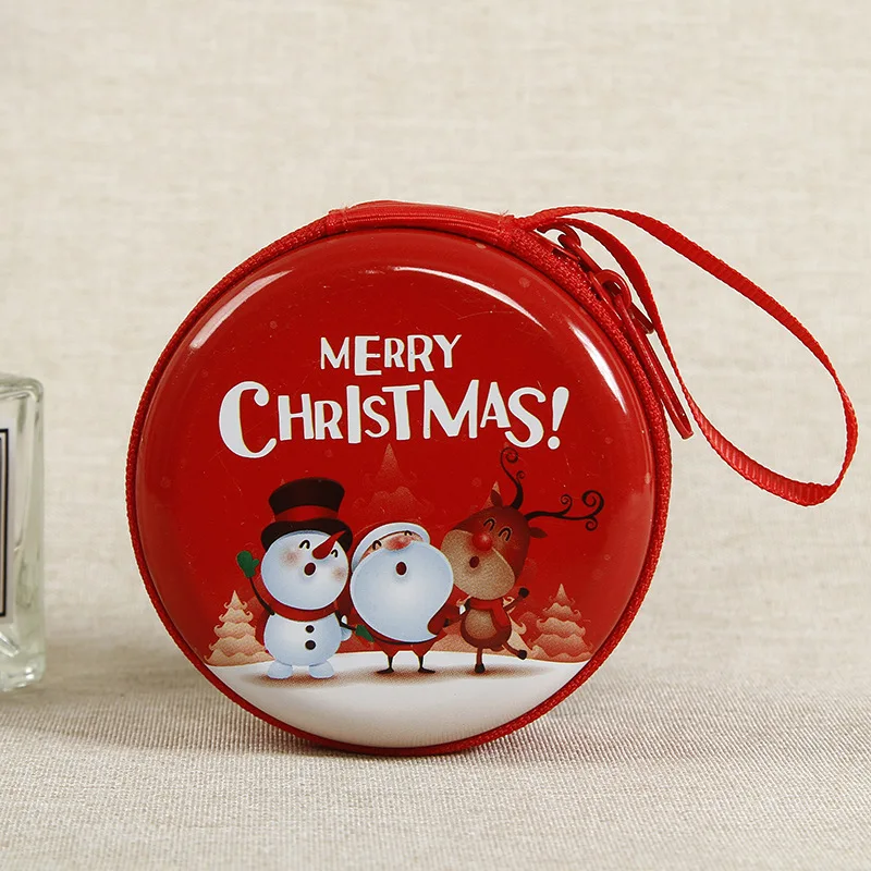 

Christmas printing Cute Girls mini Wallet Kids Coin Purse bag Gift women cartoon zip coin purse