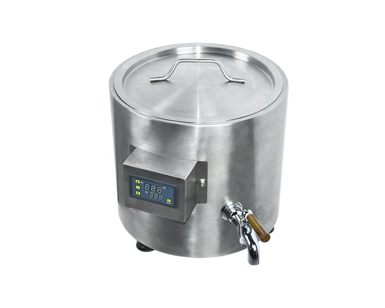 

Desktop Candle Making Machine Wholesale Melting Tanks 10L Stainless Steel Bee Wax Melter Small Candle Machine Heater