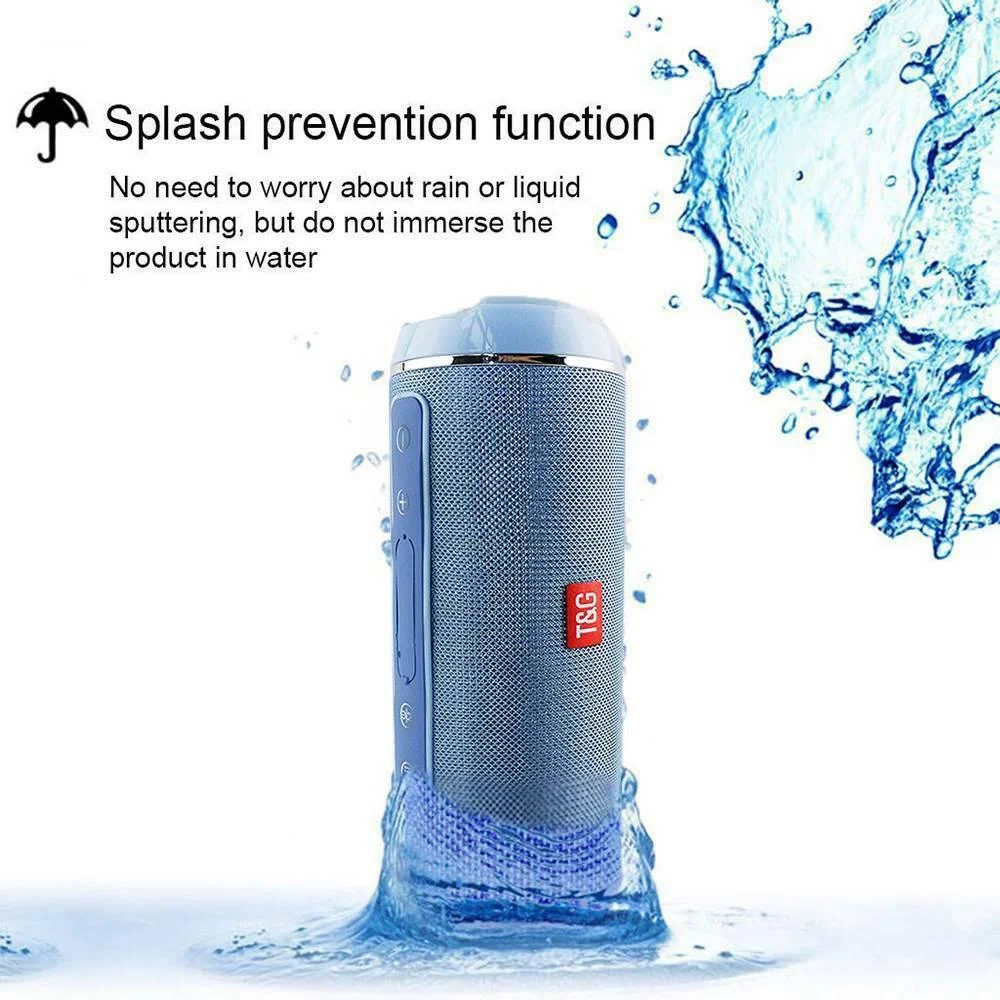 TG116 Portable Wireless Bluetooth Speaker Outdoor Waterproof Speaker Bass Subwoofer USB TF Card Handsfree Loudspeaker - ANKUX.COM