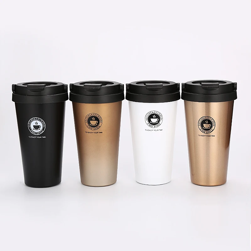 

custom 500ml insulated auto mug stainless steel coffee mug travel mug, Customized pantone color