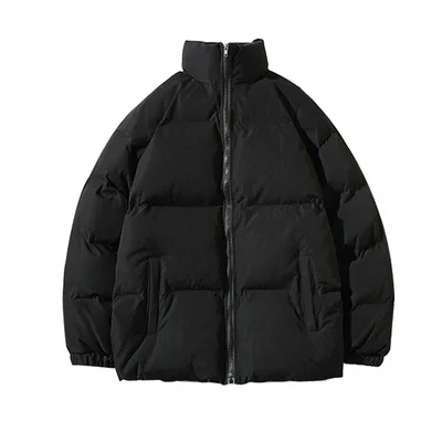 

OEM custom logo fashionable M- 4XL big and tall cotton men's softshell puffer jacket, Shown