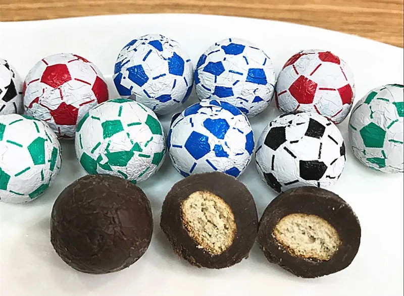 Kolysen soccer printed aluminum foil roll for chocolate