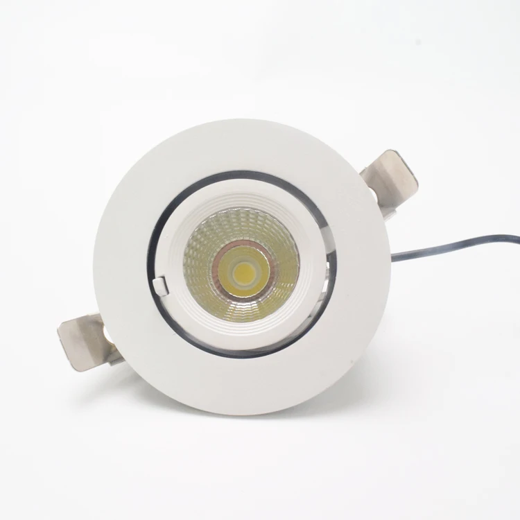 Mini Size Ceiling Spot Lights Aluminum 7W Adjustable Anti Glare LED Downlight