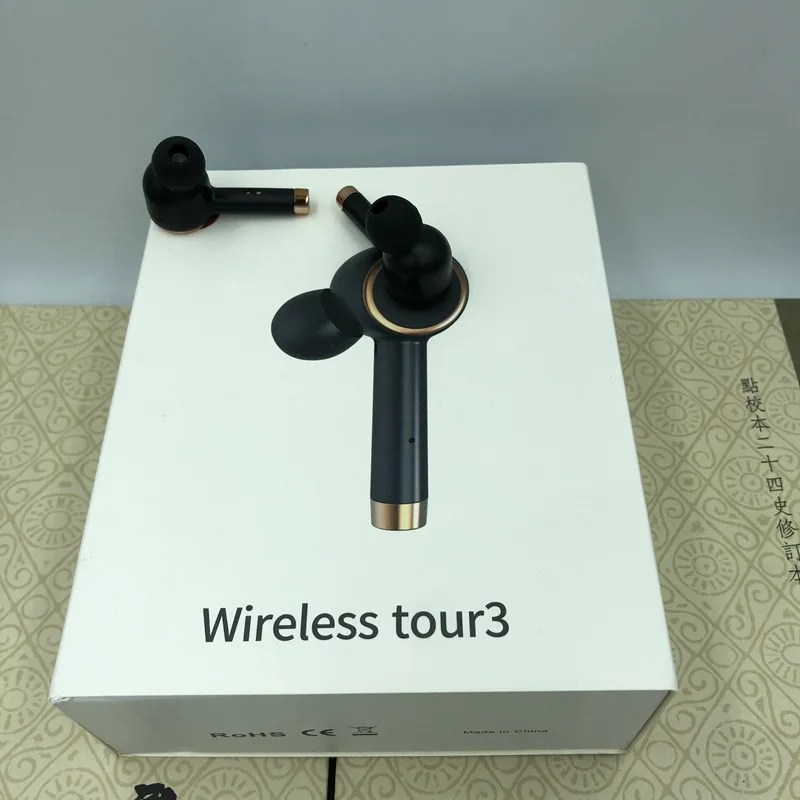 

Wholesale L2 Earphone Wireless Tour 3 TWS Blooth Earbuds Handsfree Head Phone Headset Original Packing Box Headphone, Black white