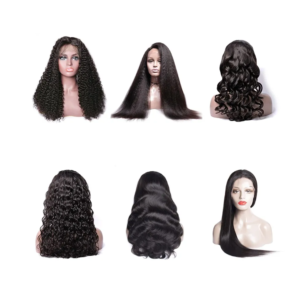 

Factory Price Human Hair Transparent HD Swiss Lace Frontal Wig 360 Lace Front Wigs12a Virgin Cuticles Aligned Human Hair wigs