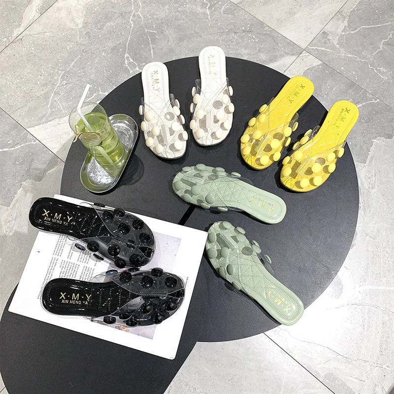 

2021 new Women Sandals Female Shoes Woman Summer Comfortable Sandals Ladies Slip-on Flat Sandals FASHION POPULAR STYLE slippers