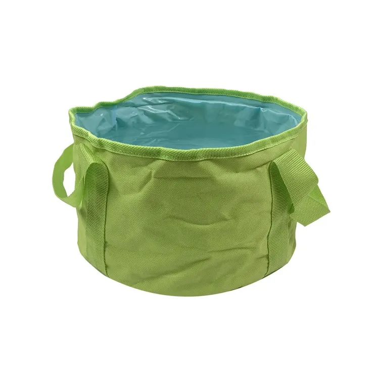 

Hot sale PVC coating Portable Folding Collapsible fishing bucket Multifunction bucket