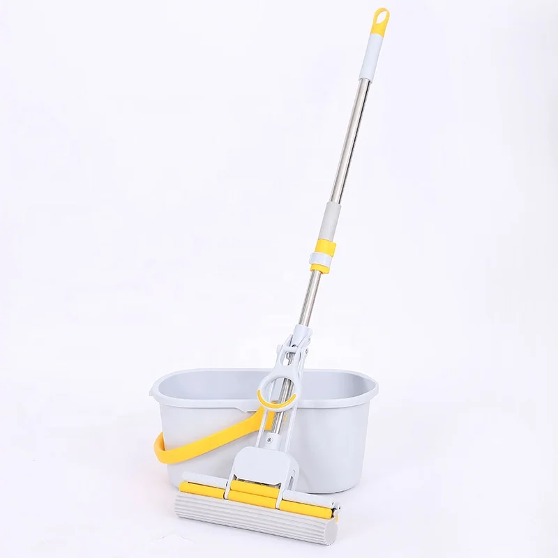 

Wholesale telescopic handle holding floor cleaning PVA mop sponge mop, Customized product color