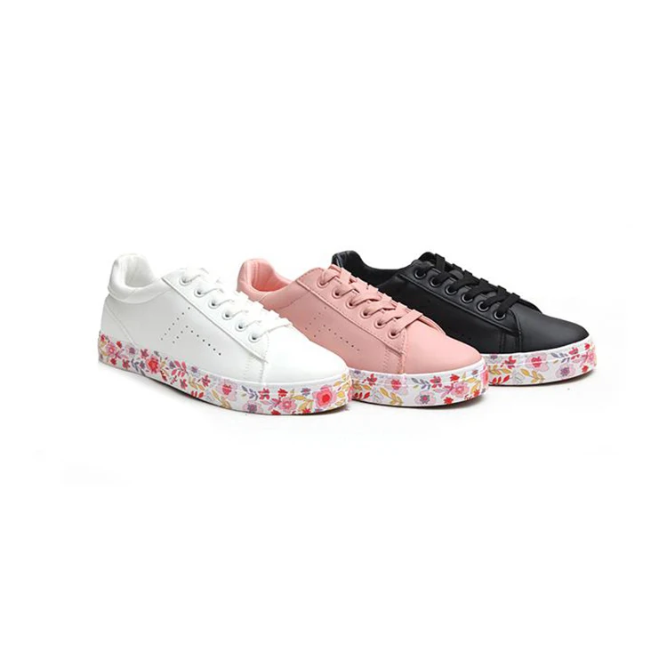 

Wholesale Custom Printed Fashion Multicolor  Casual Shoes Women Sneakers