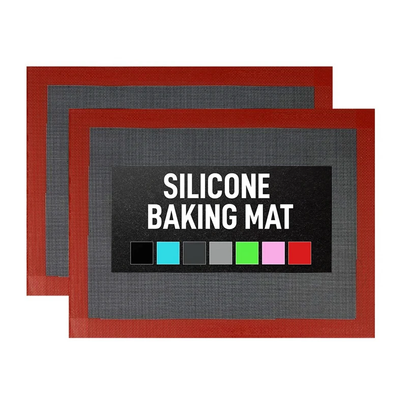 

Wholesale Reusable Kitchen Non-stick Silicon Pastry Oven Matt Manufacturers Fiberglass Non stick Perforated Silicone Baking Mat, Pink