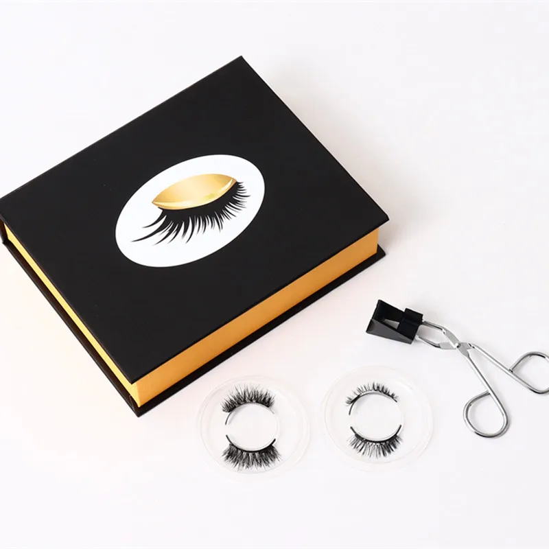 

Natural Slim High-grade Fiber False Eyelash With Magnetic Eyelash Packaging