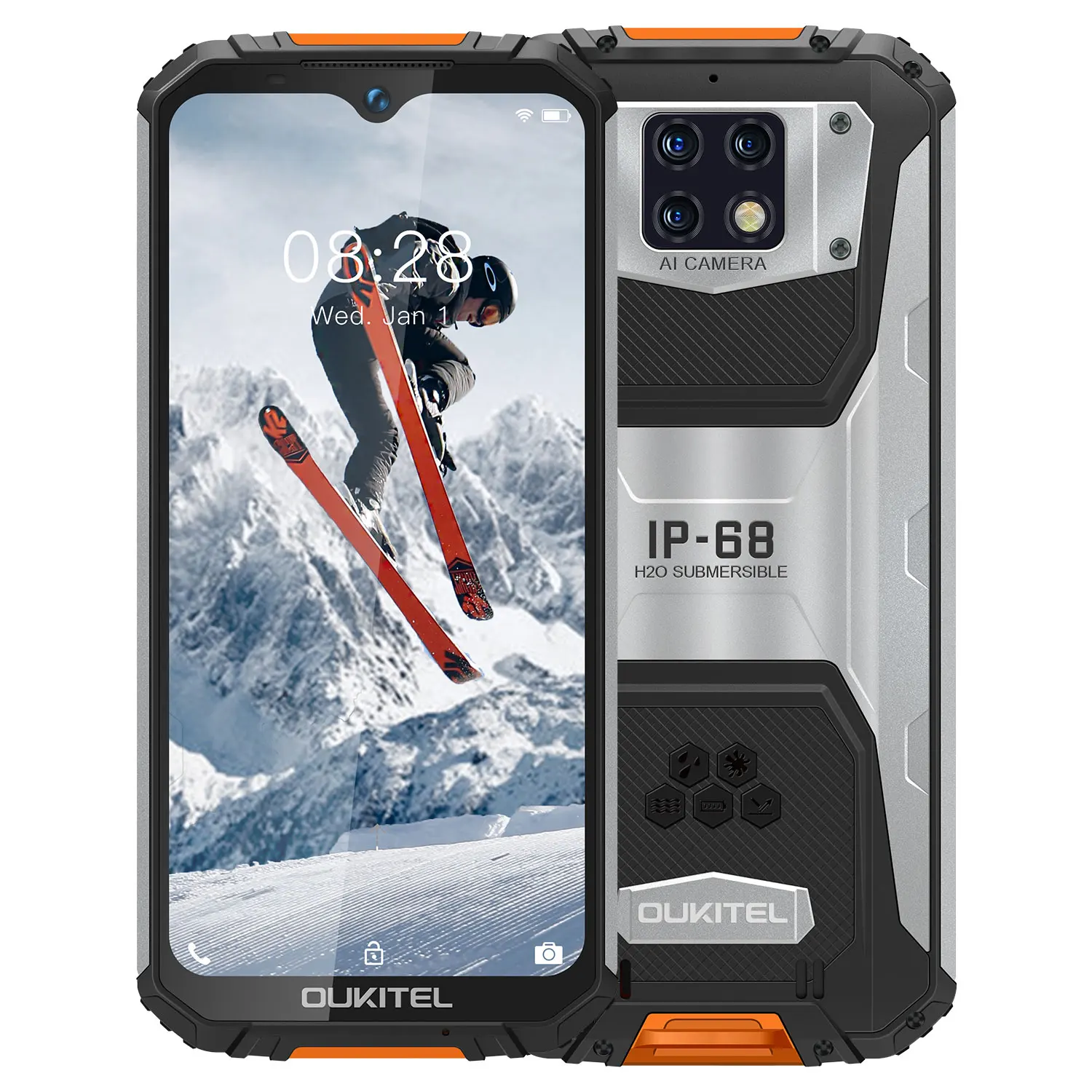 Oukitel Wp6 6gb+128gb Unlocked Rugged Waterproof Mobile Phone 4g Android  10000mah 6.3inch With Gps Wp6 Smart Phone - Buy Oukitel Wp6 6gb+128gb  Unlocked Rugged Waterproof Mobile Phone,Android 10000mah