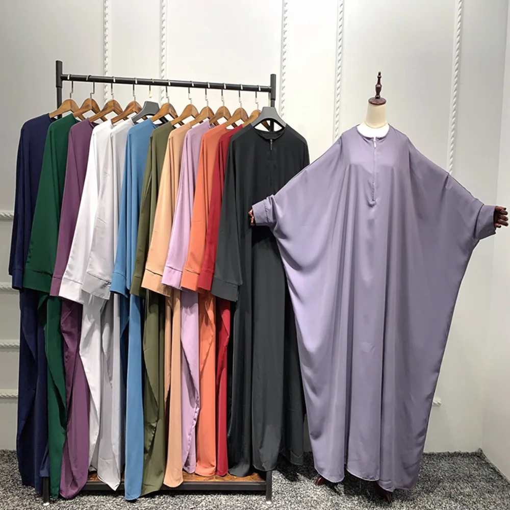 

2021 Islamic Nida Abaya Elegant Design Dubai Abaya For Muslim Women