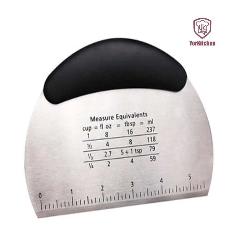 

Multi-purpose Stainless Steel Bench Scraper and Chopper