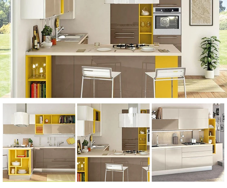 Custom designs modern mdf lacquer modern supply pvc/lacquer/mfc/uv/solid wooden kitchen cabinet