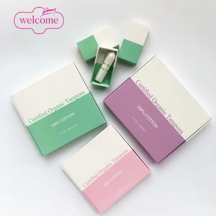 

Ultra Mini Regular Super Feminine Care Health Organic Tampons Breathable Hypoallergenic Sterile Bio Custom Tampon Woman