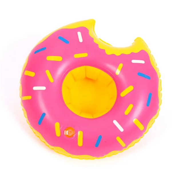 

Factory Sale Inflatable Donut Cup Holder Infant Drink Holder for Pool Accessories, Customized color