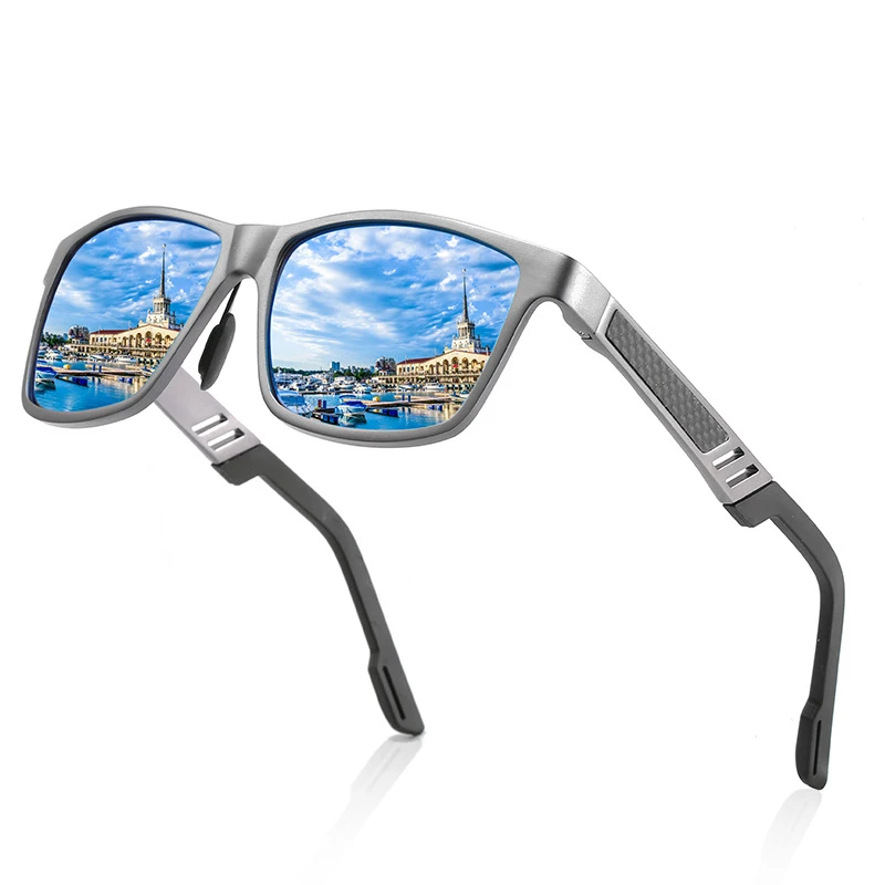 

Men Aluminum Magnesium Top Quality Sunglasses Carbon Fiber Sun Glasses Luxury Polarized Sunglass 2021, Customize color