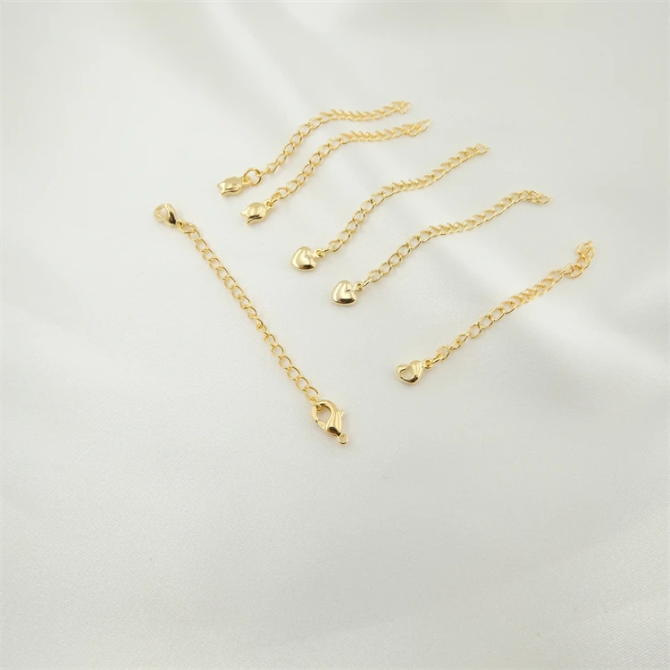 

necklace extension 14K gold plated chain gold platted chains rolls accessories