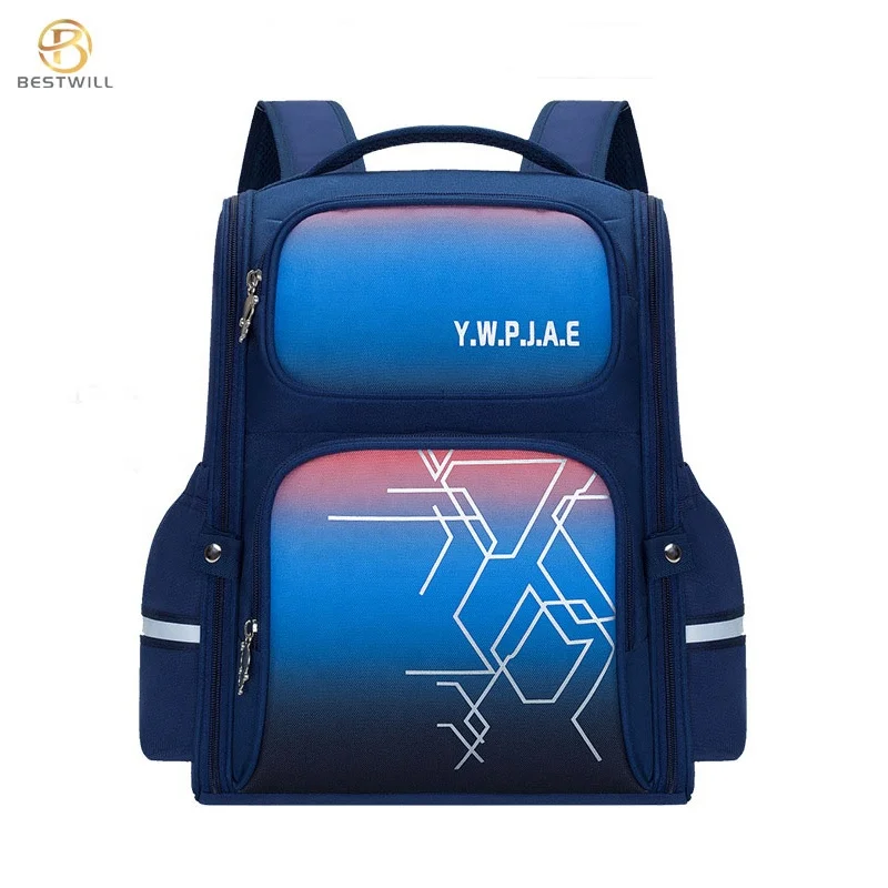 

BESTWILL Custom Cute School Bags Backpack Kids Teenager Student Backpack School Lightweight Backpacks For School Children, Royal blue,sky blue,purple,black,pink