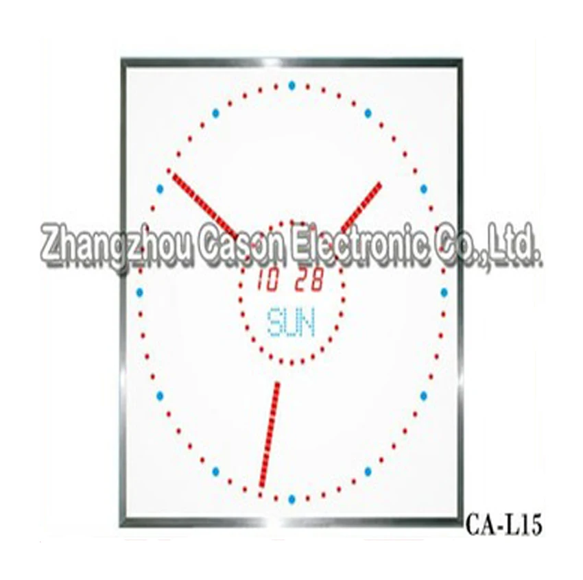 

LED Mirror Clock