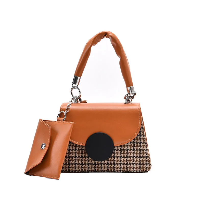 

2021 High Quality Criss-Cross Small Purse Chic Lady Cross Body Bag Leather Women Purse Handbags, Customizable