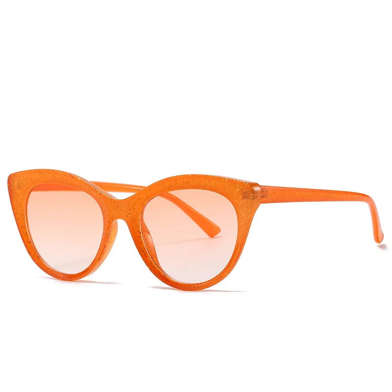 

New Gradient Cat Eye Orange 2021 for Women Womens Sunglasses Trendy
