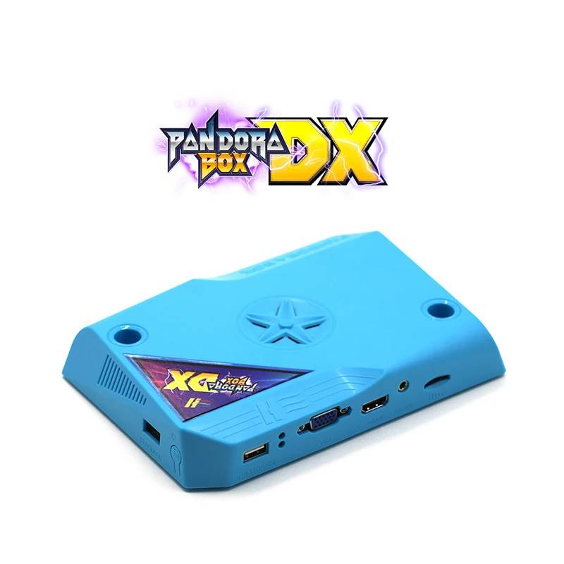 

3A Pandora Box CX DX 6 9D 3D Games Game Board Connect Gamepad Mulit Players Arcade Motherboard, Blue