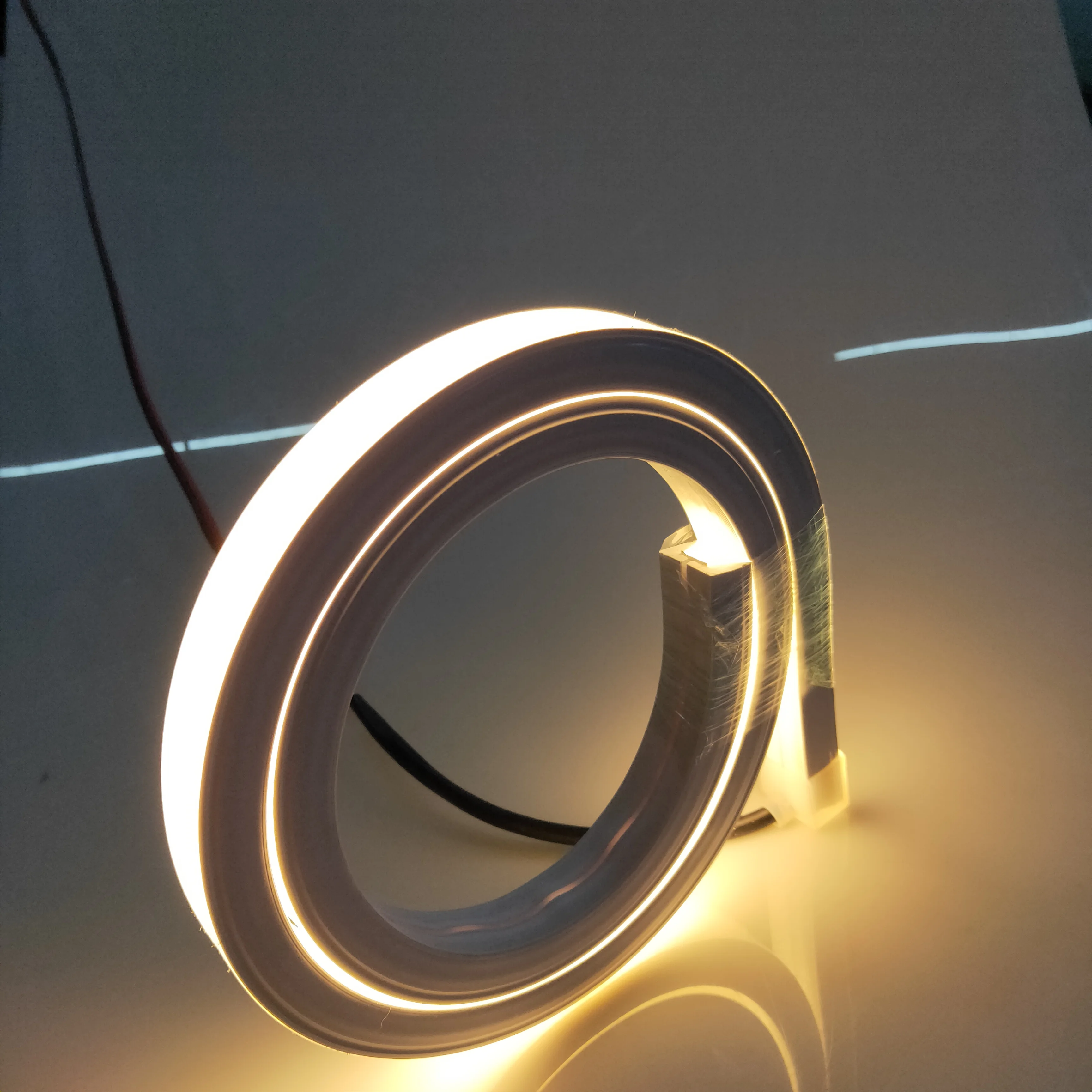 Bigger Size Linear Lighting 30*20mm 24V Flat Surface Lighting Silicone Flex Neon Strip Lights