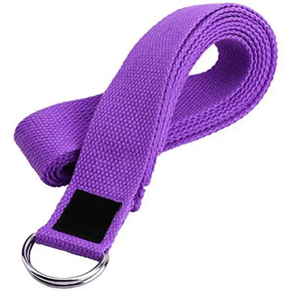 

Wholesale Custom Personalized Logo Adjustable Firm Ligament Stretching Belt Pull Organic Yoga Strap, Customized color
