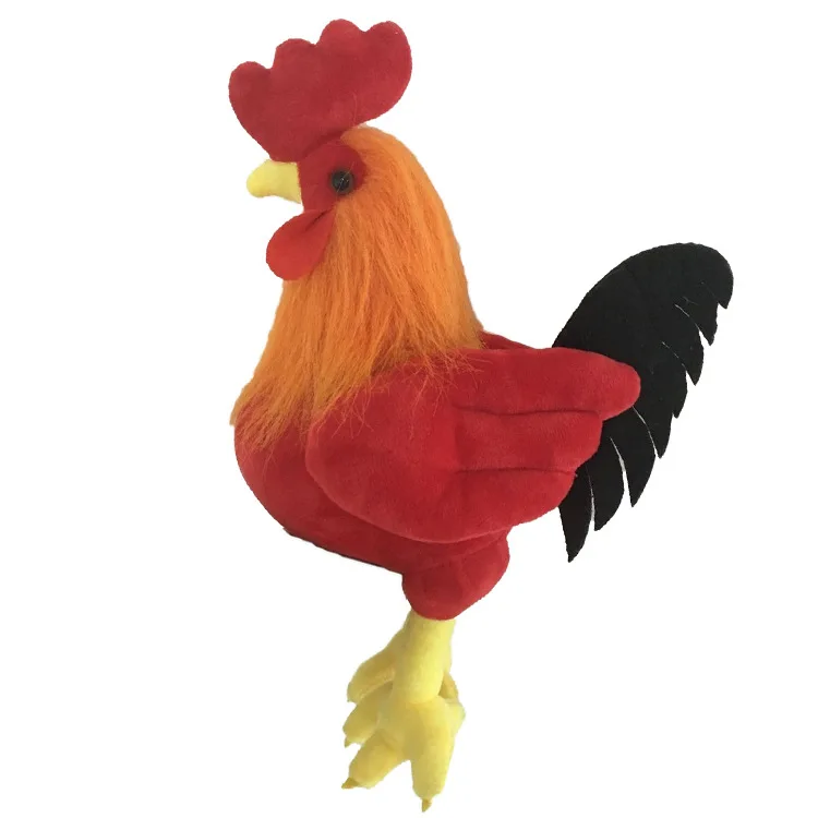Custom Lifelike Red Rooster Stuffed 