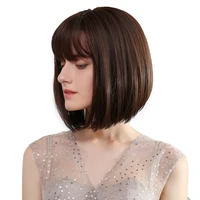 

Inteley woman bob wigs long hair synthetic wig