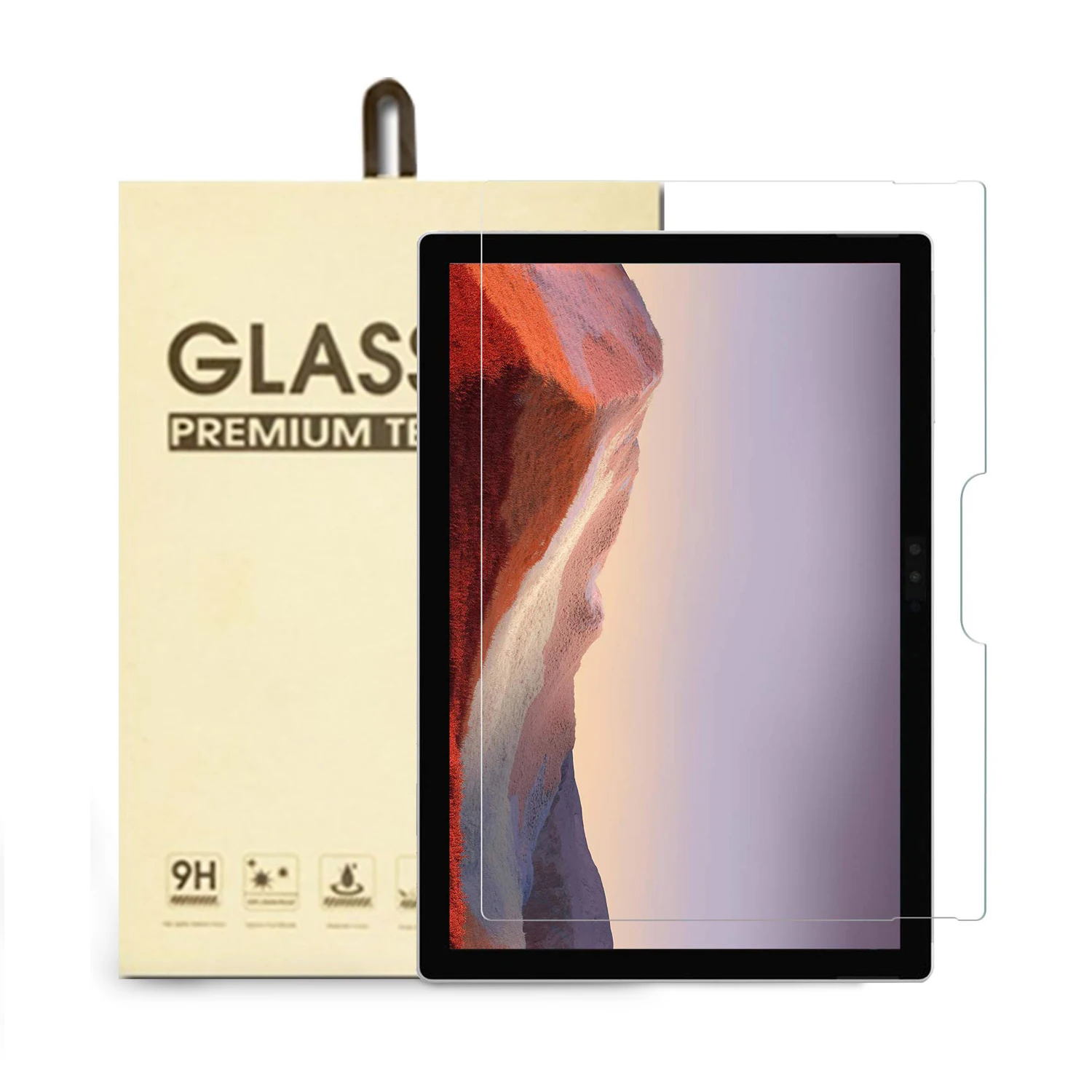 

HOCAYU Scratch Resistant Tempered Glass Screen Protector Film For Microsoft Surface Pro 7 6 5 4 Gen