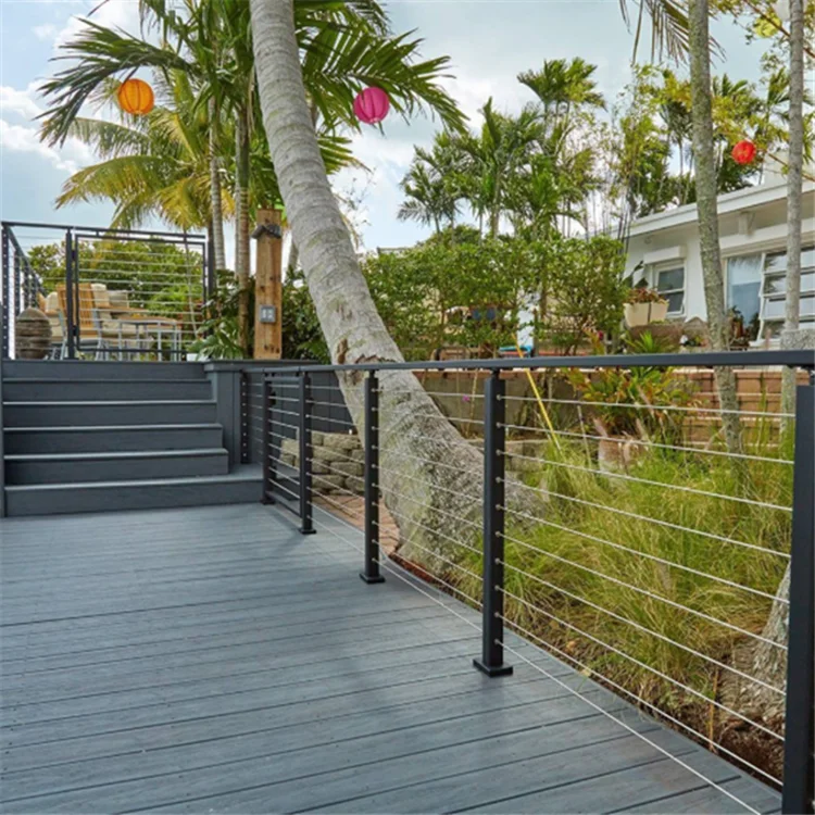 户外/indorr 不锈钢栏杆钢丝绳楼梯栏杆销售