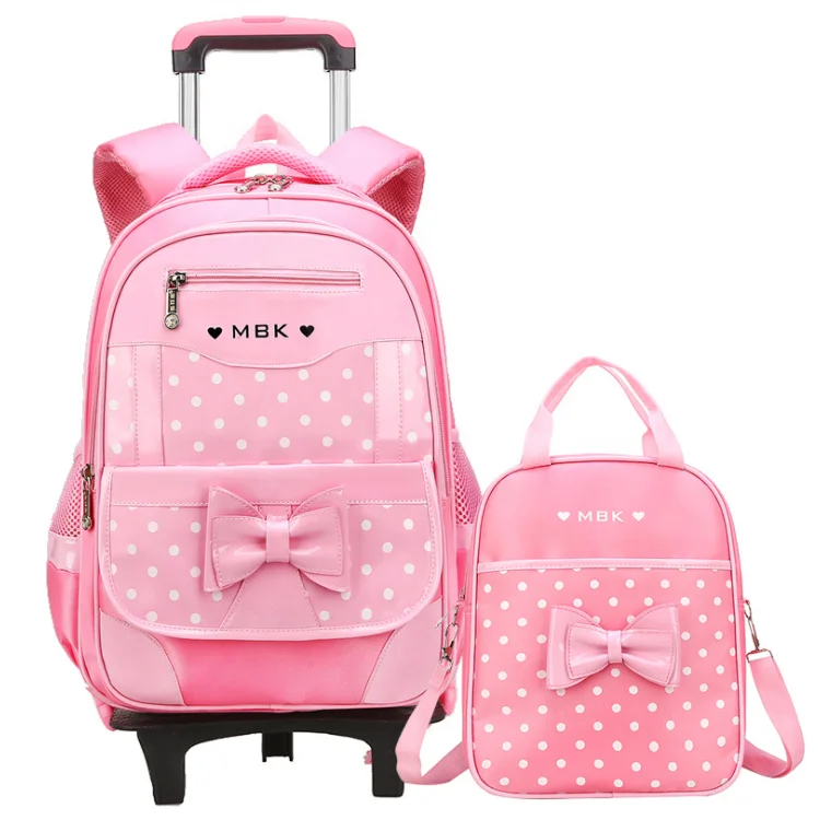 

Girls School Bags Very Beautiful With Kit Backpack Supply Bulk Sets Wheels For Girl Set High Supplies Rollingbags Case Schoolbag