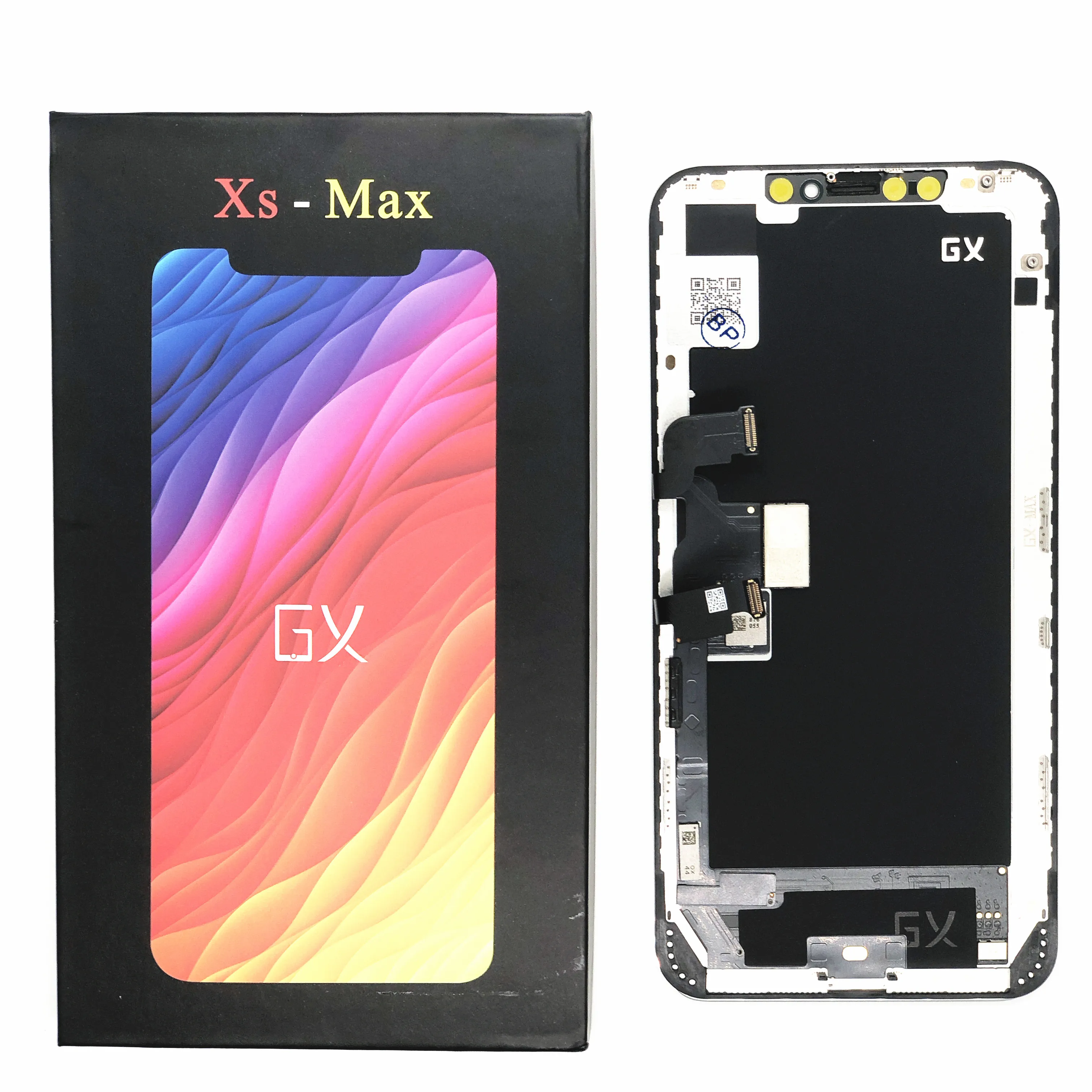 

100% Test HEX GX JK LCD Pantalla Screen For iphoneX XS OLED Screen LCD Display Touch Screen Digitizer Assembly For iPhone X LCDs, Black