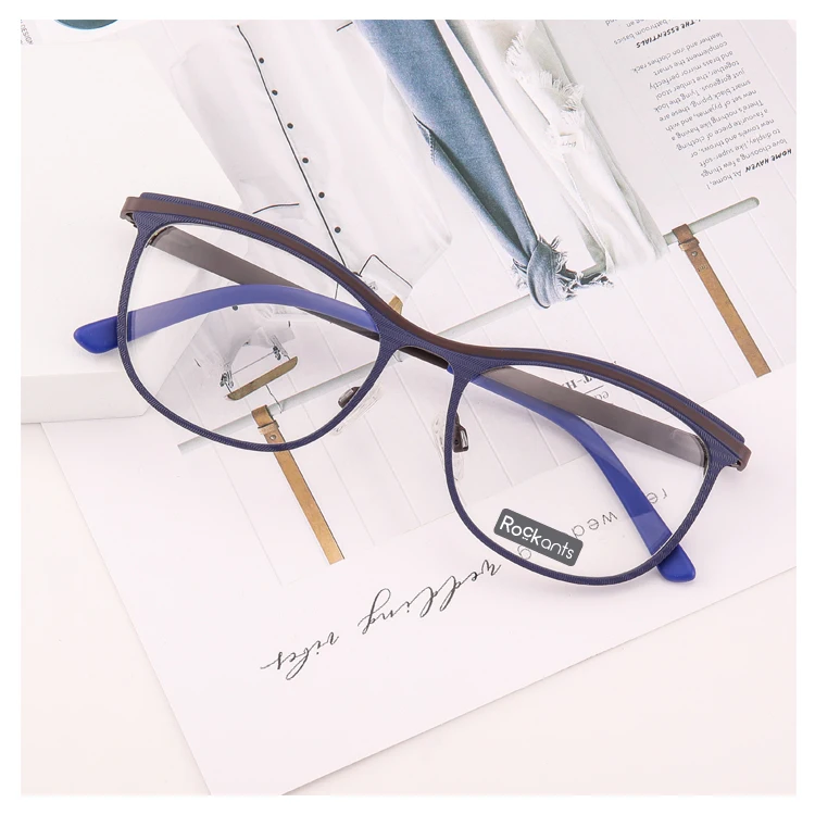 

Popular hot selling new fashion metal optical frame round eyeglasses, 3 colors