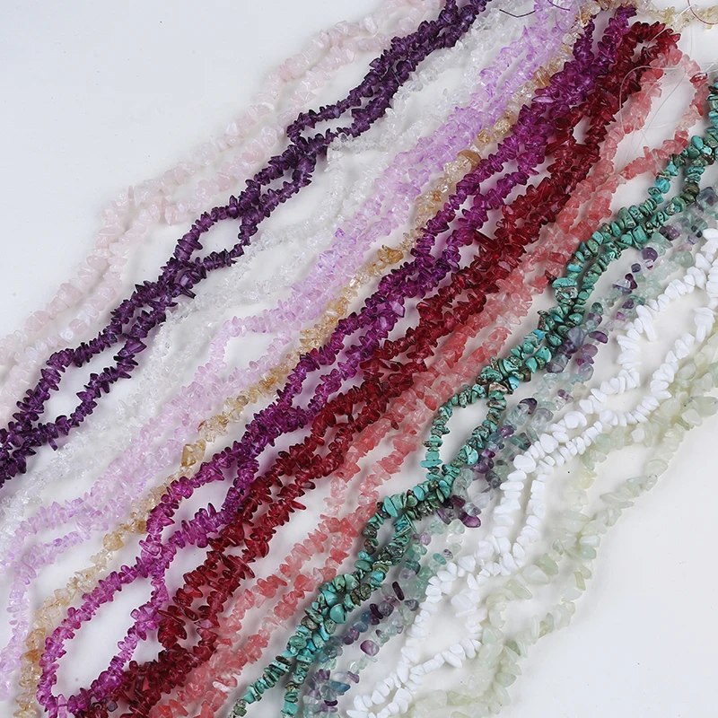 

stone bead chips for DIY gemstone bracelet necklace