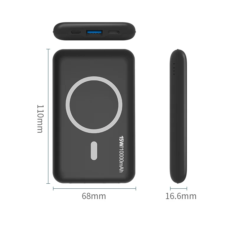 

10000mAh Fast Wireless Charging Power Bank For iPhone 13 12 Pro Magnetic Wireless Charger Magnetic Battery Mobile Phone Charger