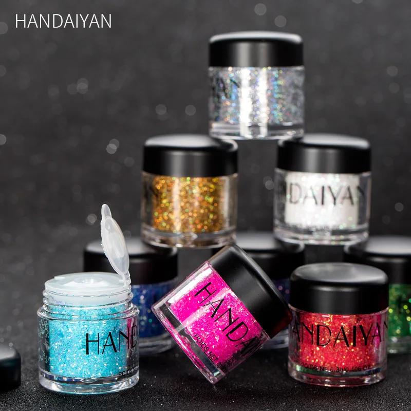 

Monochromatic glitter eyeshadow powder multi-functional glitter