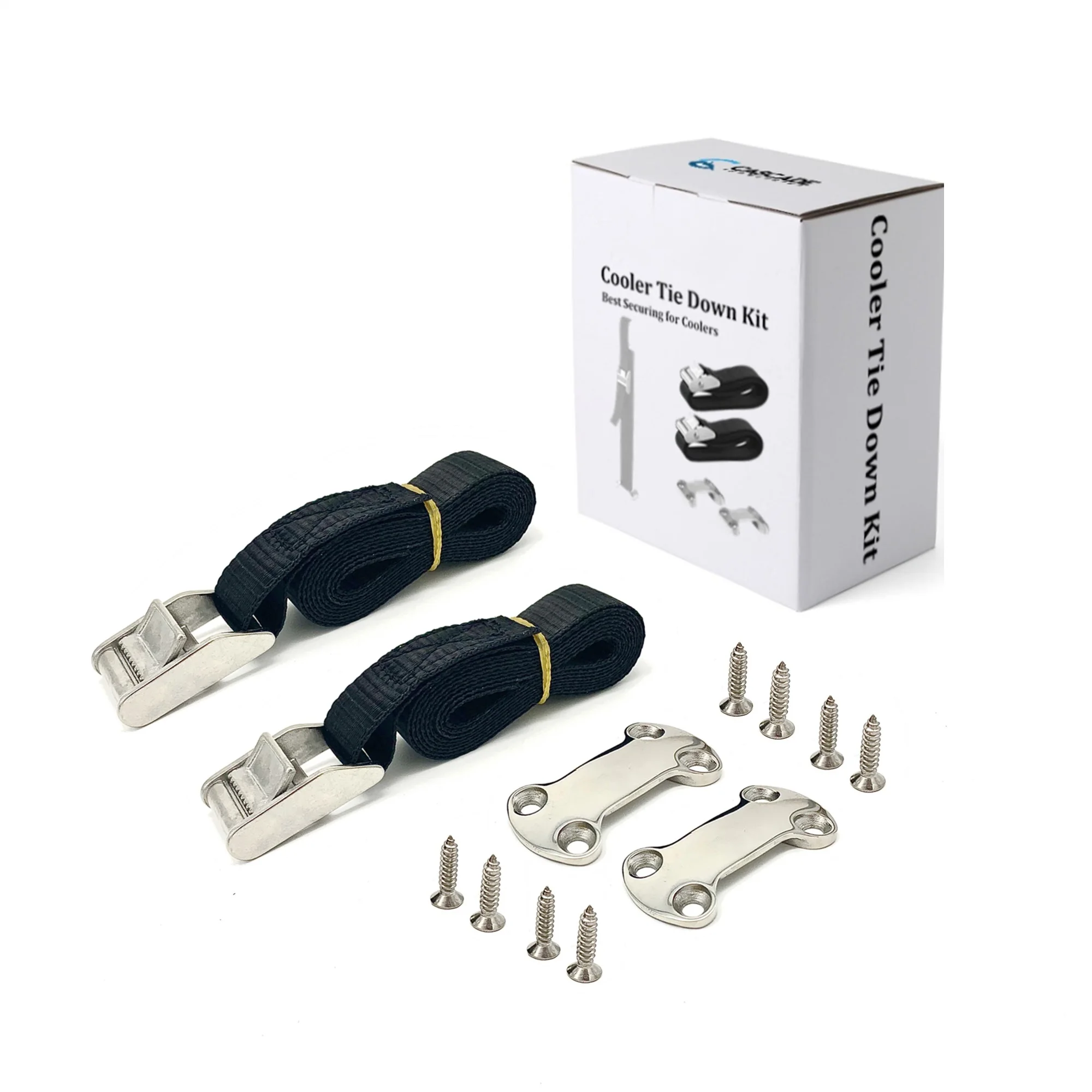 Marine Boat Cooler Tie Down Strap Kit Battery Hold Down Strap With