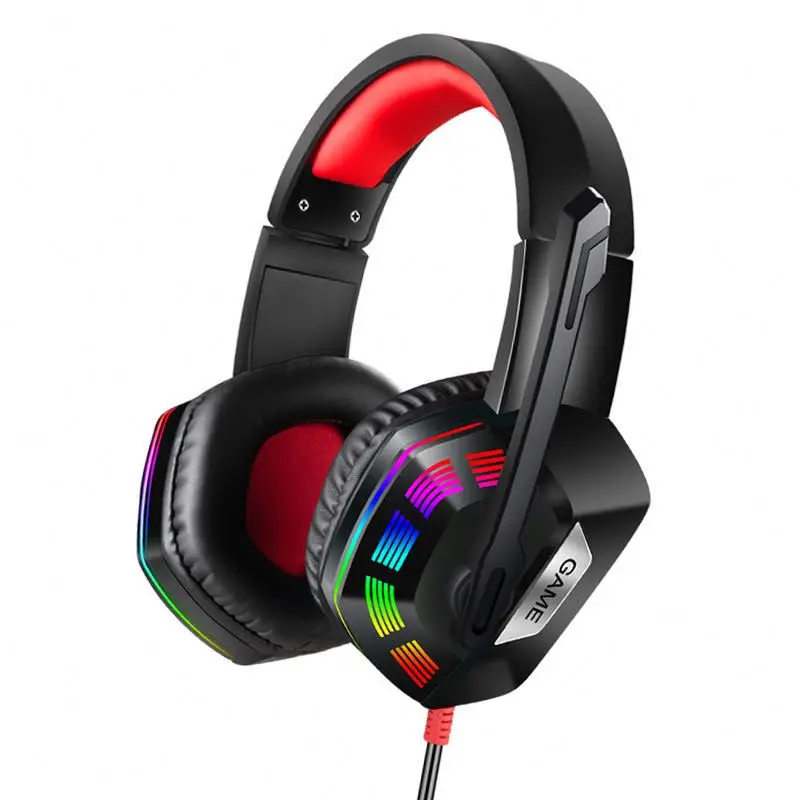 

New Style headset with microphone for gaming With High Quality, Blue,green, red