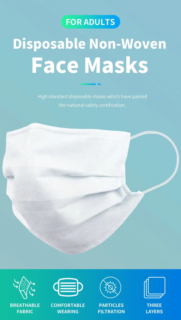 99% PFE Disposable Dust Face Mask With Earloop
