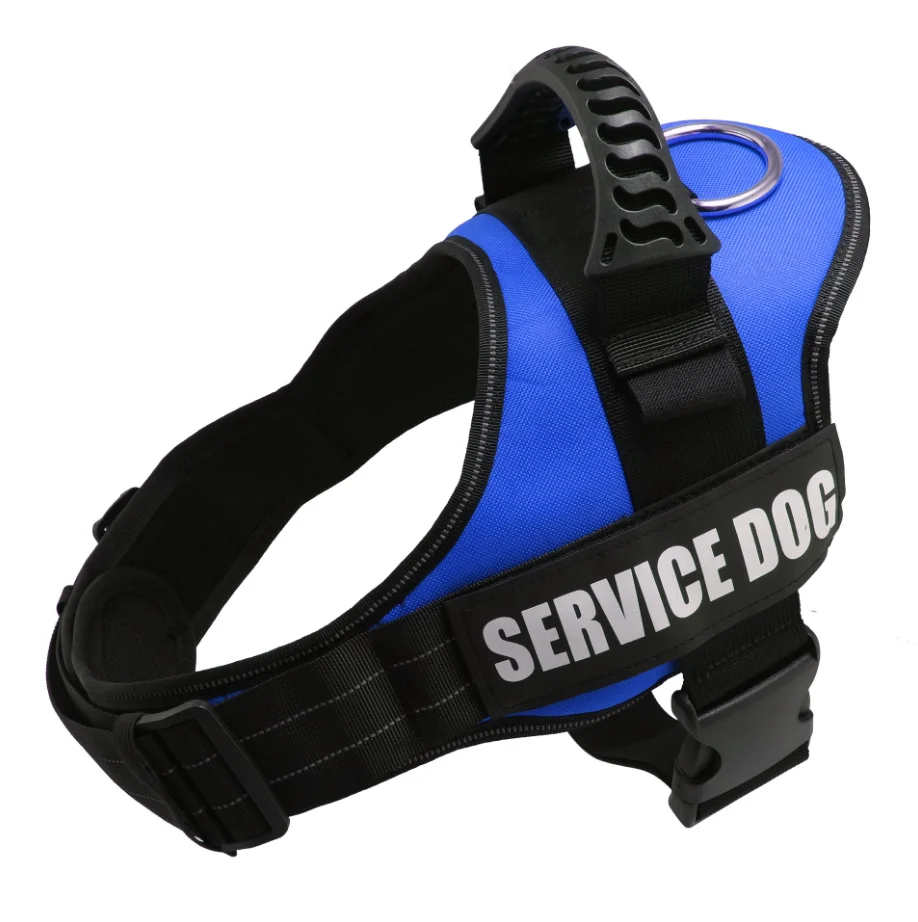 

Kingtale Adjustable Reflective No Pull Service Dog Vest Harness For Outdoor Walking Jogging