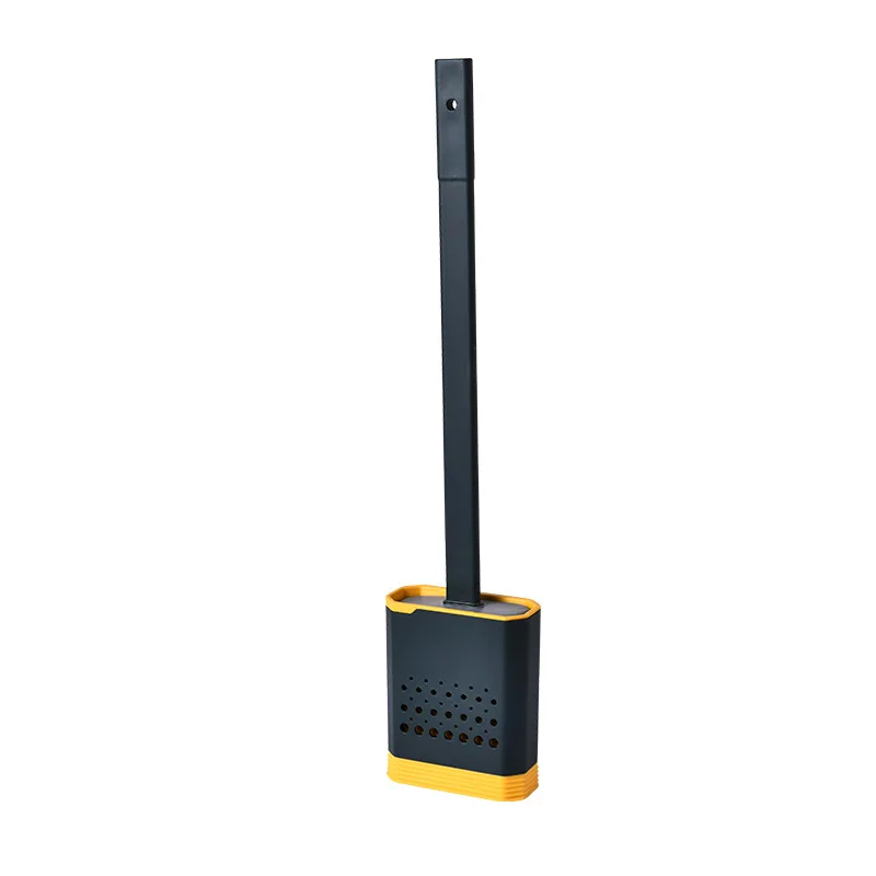 

No dead Angle long handle silicone toilet brush wall hanging does not hurt the enamel toilet brush