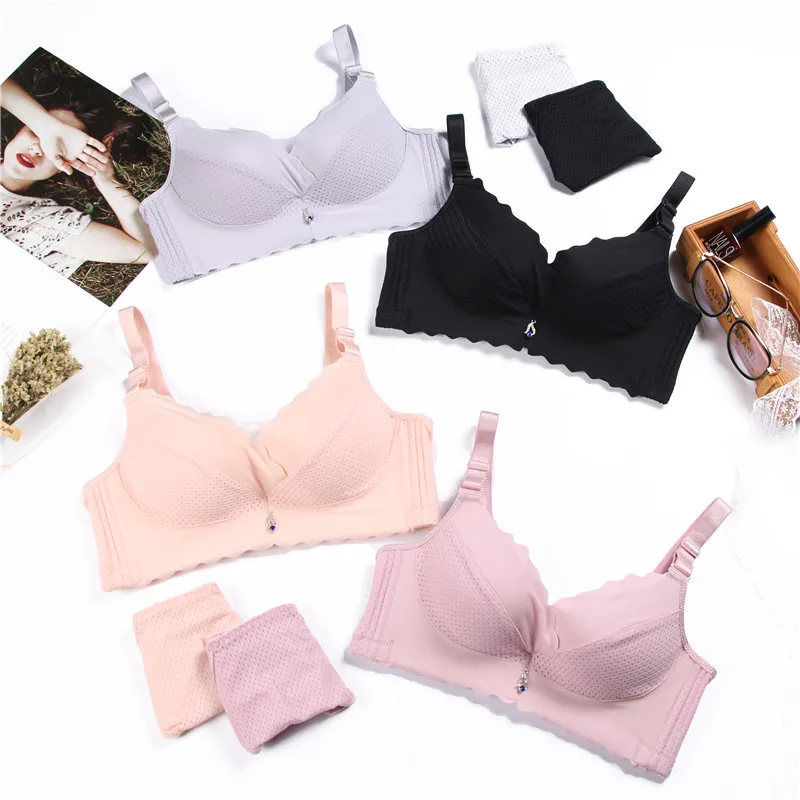 

Fashion Intimates Wire Free Cotton Seamless Bra For Women Sexy Bra Push Up Lingerie Wireless Bralette Bra Female, Black