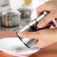 

Amazon top OEM Grinder Muller Pepper Mill with Light stainless steel pepper mill