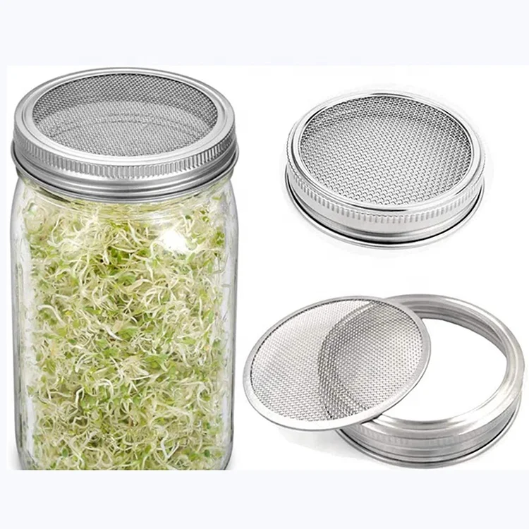 

32oz Wide Mouth Mason Jars Canning Jars for Making Organic Sprout Seeds, Clear