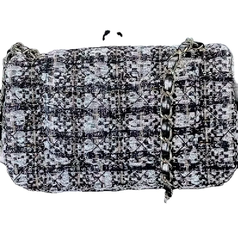 

Thick weave luxury women handbags  mini square shoulder chain strap lady flap bag top quality 20*12*6cm