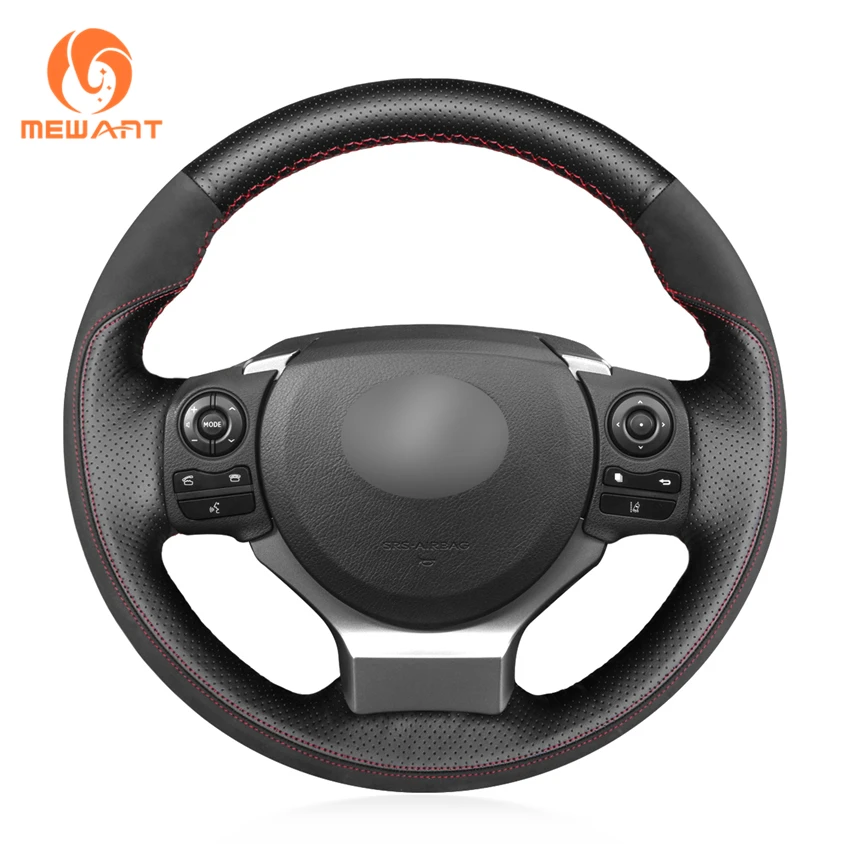 

Sport Custom Hand Sewing Suede Leather Steering Wheel Cover for Lexus IS200t 2016 2017 IS250 2014 2015 IS300 IS350 IS F-Sport